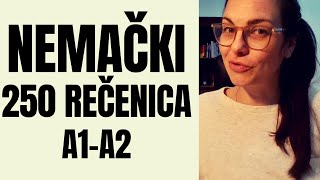 NEMAČKI  A1A2  250 REČENICA ZA KONVERZACIJU [upl. by Mcgruter47]