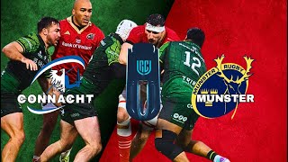 CONNACHT vs MUNSTER  FULL MATCH  Round 9  URC 202324 [upl. by Benedic]