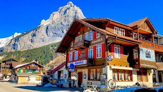 Kandersteg a beautiful village nestled in the Swiss Alps 🇨🇭 Switzerland 4K [upl. by Aihtnyc]