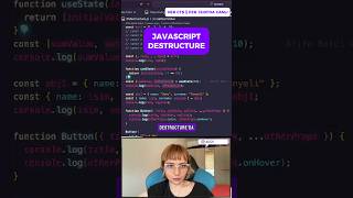 Js array icin destructurejavascript yazılım react keşfet yapayzeka canlı [upl. by Schacker]