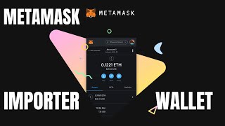 COMMENT IMPORTER UN WALLET SUR METAMASK [upl. by Einohpets]