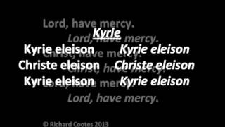 Kyrie Eleison Mass of Gods Mercy Kyrie Lord Have Mercy [upl. by Colvin222]