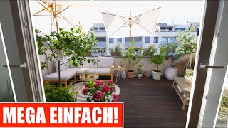 BALKON MAKEOVER  Ideen amp Gestaltung zum selber machen  DIY MrHandwerk [upl. by Jonina]