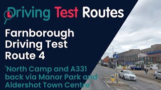 Farnborough Driving Test Route 4 [upl. by Maeve14]