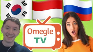 SHOCKING People With Korean Indonesian and Other Languages on Omegle [upl. by Aeret]