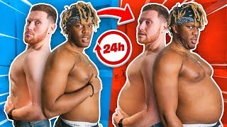 SIDEMEN MOST WEIGHT GAINED IN 24 HOURS CHALLENGE [upl. by Luciano173]