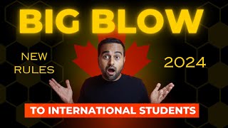 MAJOR CHANGES for International Students in Canada [upl. by Gypsy]