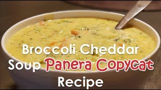 Broccoli Cheddar Soup AMAZING  Panera Broccoli cheddar soup copycat recipe [upl. by Raye]