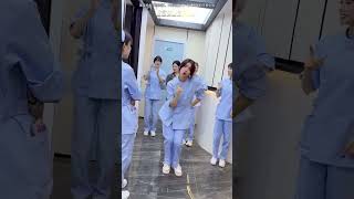 Dancing Nurses Take Over the Hospital  full power speed Dance NurseDance DancingNurses Nurse [upl. by Ginni]