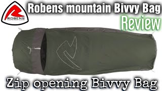 Robens Mountain Bivvy bag review  Bivi bag with zip opening  Spacious and lightweight  2022 [upl. by Nilauqcaj]