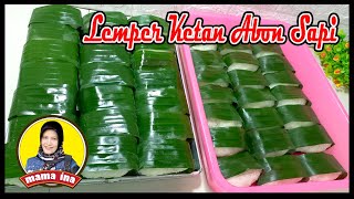 Resep Lemper 2kg ketan untuk Hajatan Keluarga [upl. by Weinreb]