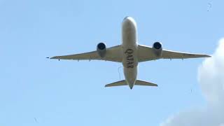 Qatar Airways B7878 A7BCP Takeoff from London Gatwick [upl. by Terrance]