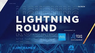 Lightning Round Medtronic is a buy right now says Jim Cramer [upl. by Elleinnad]