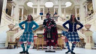 Roddy and dancers perform a highland fling [upl. by Anitteb]