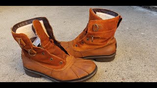 Angelus Tan Suede Dye Review How to Dye old UGG boots [upl. by Agemo]