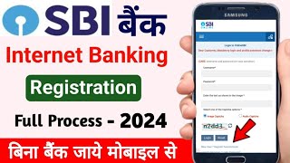 SBI Net Banking Online Registration  Sbi Net banking Kaise Kare  Sbi Net Banking [upl. by Ytinav274]