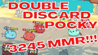 Rank 28 3245 MMR Double Discard Bug  Pocky Aqua  Season 20  Axie Infinity [upl. by Robins]