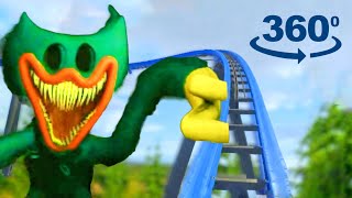 Epic Roller Coaster Ride Poppy Playtime Chapter 3 360° VR [upl. by Hammel322]