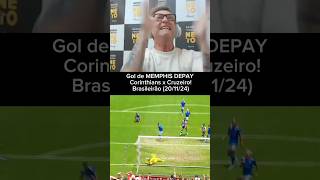 Craque neto reage ao gol do memphis depay em cruzeiro x corinthians timão time do povo coringão puma [upl. by Schild685]