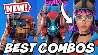 BEST COMBOS FOR NEW RENEGADE LYNX SKIN DEFAULT STYLE  Fortnite [upl. by Castorina]