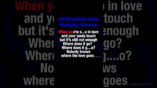 Shawn Mendes Nobody Knows Karaoke Version Lyrics [upl. by Eslek140]