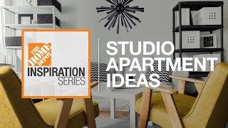 Studio Apartment Ideas  The Home Depot [upl. by Sheela143]