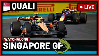 F1 Live Singapore GP Qualifying  Live Timing and Commentary [upl. by Hplodnar]