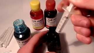 How to Refill Canon Colour Ink Cartridge [upl. by Denyse]