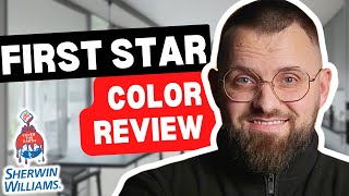 Light amp Airy Gray SherwinWilliams First Star Color Review 2024 [upl. by Helli]