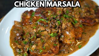 This Is My Favorite 30 Minute Meal of All Time  Chicken Marsala Recipe [upl. by Aibos]