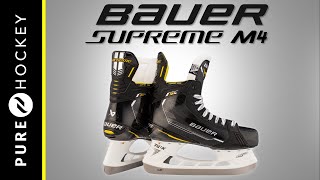 Bauer Supreme M4 Hockey Skates  Product Review [upl. by Anoved]