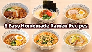 6 Easy Ways to Make Japanese Homemade Ramen  Revealing Secret Recipes [upl. by Zeta]