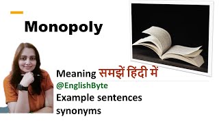 Monopoly meaning in Hindi [upl. by Driscoll695]