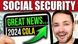 GREAT NEWS for Social Security COLA Forecast Just INCREASED for 2024… [upl. by Harihs]