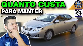 TOYOTA COROLLA XEi 2009  QUANTO CUSTA para manter [upl. by Devol]