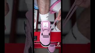 How to Lace Jordan 4s fyp jordan sneakerhead [upl. by Ofloda2]