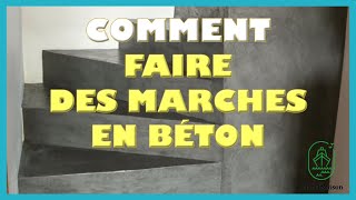 Comment faire des marches en béton [upl. by Gwendolyn]