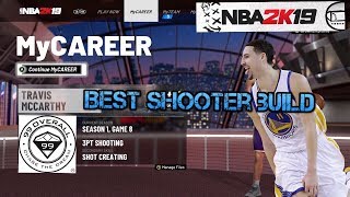 NBA 2K19 67 ShotCreating Sharpshooter BEST BUILD IN THE GAME [upl. by Deery]