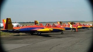 PATROUILLE TRANCHANT en Fouga Magister [upl. by Seeto]