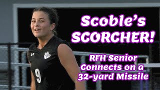 Rumson Fair Haven 3 Holmdel 1  CJ Group 2 1st Round  Aubrey Scoble SCORCHES one from 32 yards out [upl. by Ylellan464]