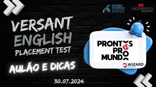 Prontos pro Mundo  Versant English Placement Test [upl. by Noemys]