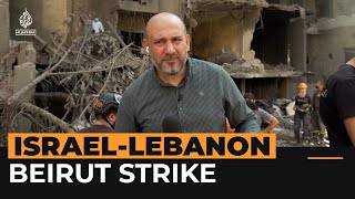 Family who fled Israeli attacks killed in Beirut air raid  Al Jazeera NewsFeed [upl. by Neltiac]