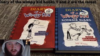 Diary of a Wimpy Kid Books 1 and 2 are the rarest [upl. by Lajes]