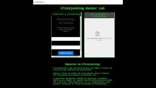 Entendendo Testando e Corrigindo Clickjacking [upl. by Nyrhtakyram436]