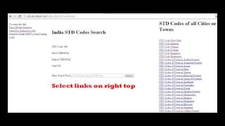 STD Codes Search [upl. by Barncard]