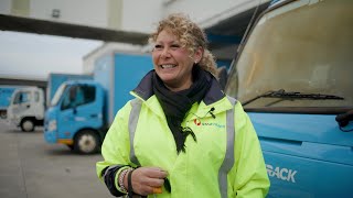 On the job with Nicole a Truck Driver at StarTrack [upl. by Sualkin]