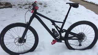 Specialized 2021 Stumpjumper Alloy Review amp Ride  Pt 2 In the Snow [upl. by Allac819]