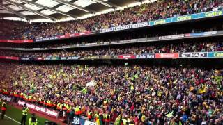 Croke Park singing Hills of Donegal 23 September 2012 [upl. by Ecirpak]