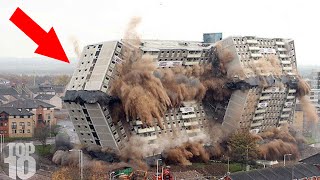 10 Building Collapses Caught On Camera [upl. by Aleekat]