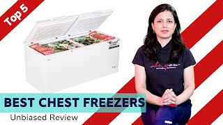 ✅ Top 5 Best Chest Freezers  Which one to buy Deep Freezer Review amp Comparison [upl. by Adnauqaj947]